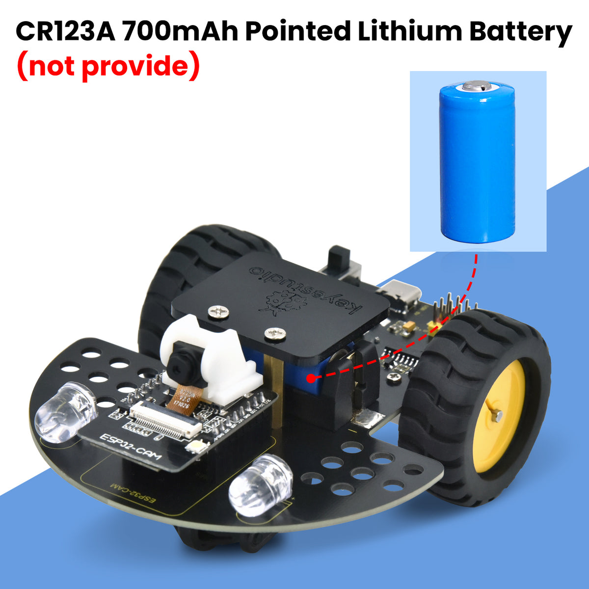 Keyestudio ESP32-CAM Vision Smart Car — supplier image 2