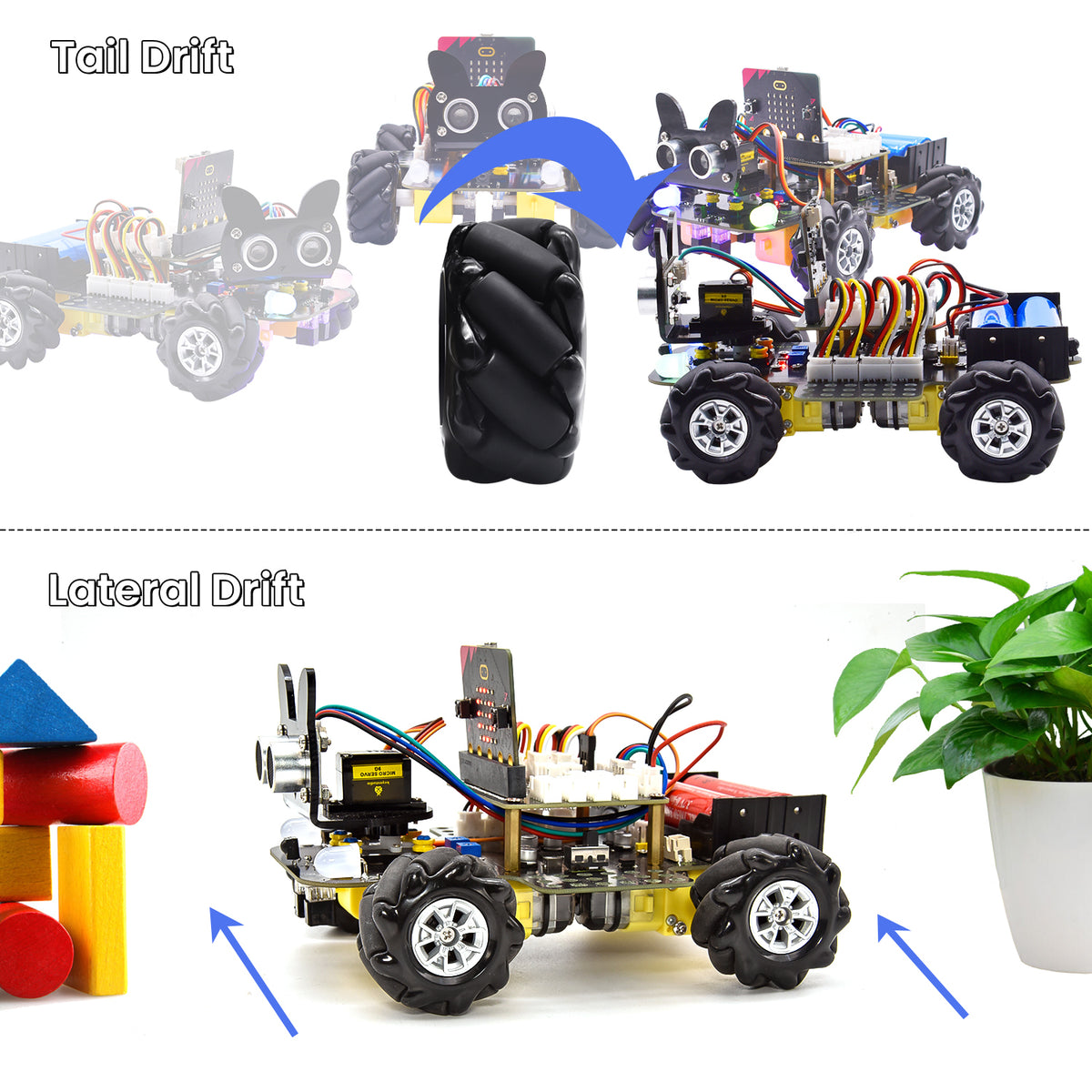 Keyestudio Micro:bit V2 Mecanum Robot Car Kit — supplier image 7