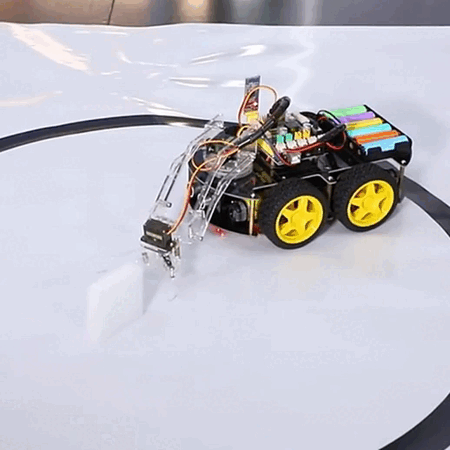 Keyestudio 4WD Mechanical Arm Smart Car