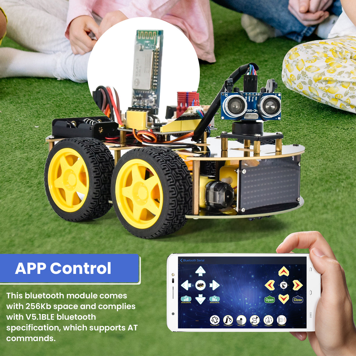 Keyestudio Upgraded 4WD Bluetooth Smart Car V2.0 — supplier image 7