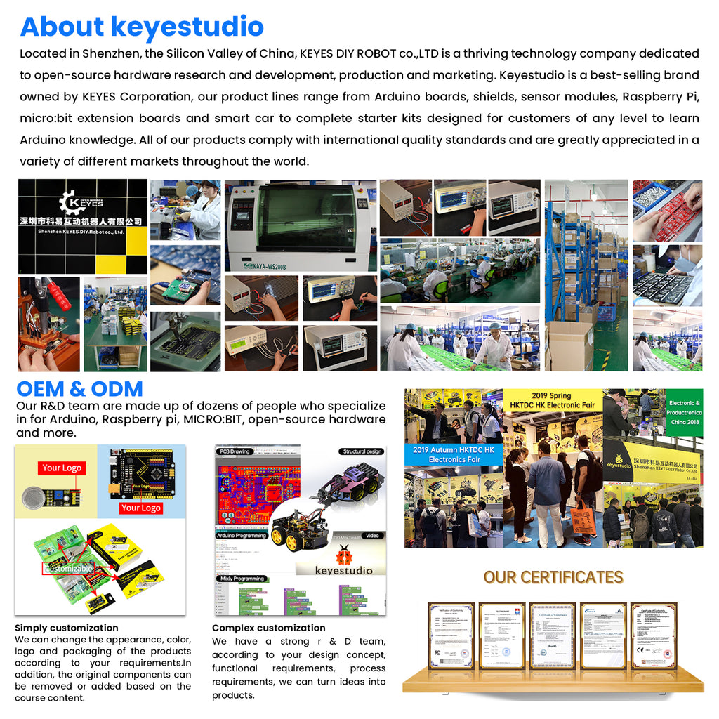 Keyestudio Upgraded 4WD Bluetooth Smart Car V2.0 — supplier image 14