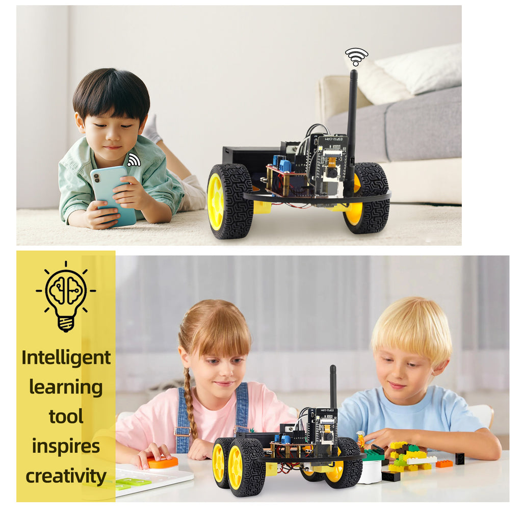 Keyestudio ESP32-CAM 4WD Camera Robot Car — supplier image 8