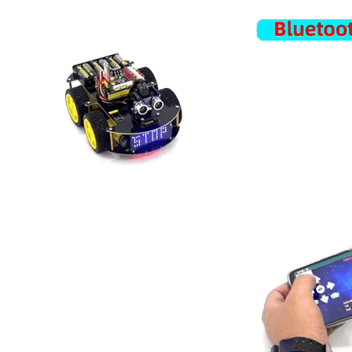 Keyestudio Upgraded 4WD Bluetooth Smart Car V2.0