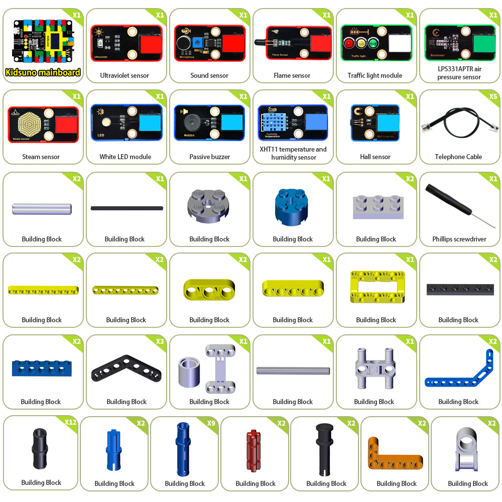 Kidsbits Arduino UNO Mini Weather Station Kit — supplier image 1