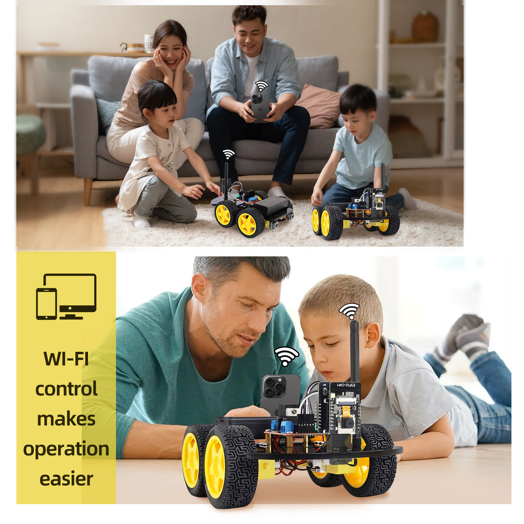 Keyestudio ESP32-CAM 4WD Camera Robot Car — supplier image 7