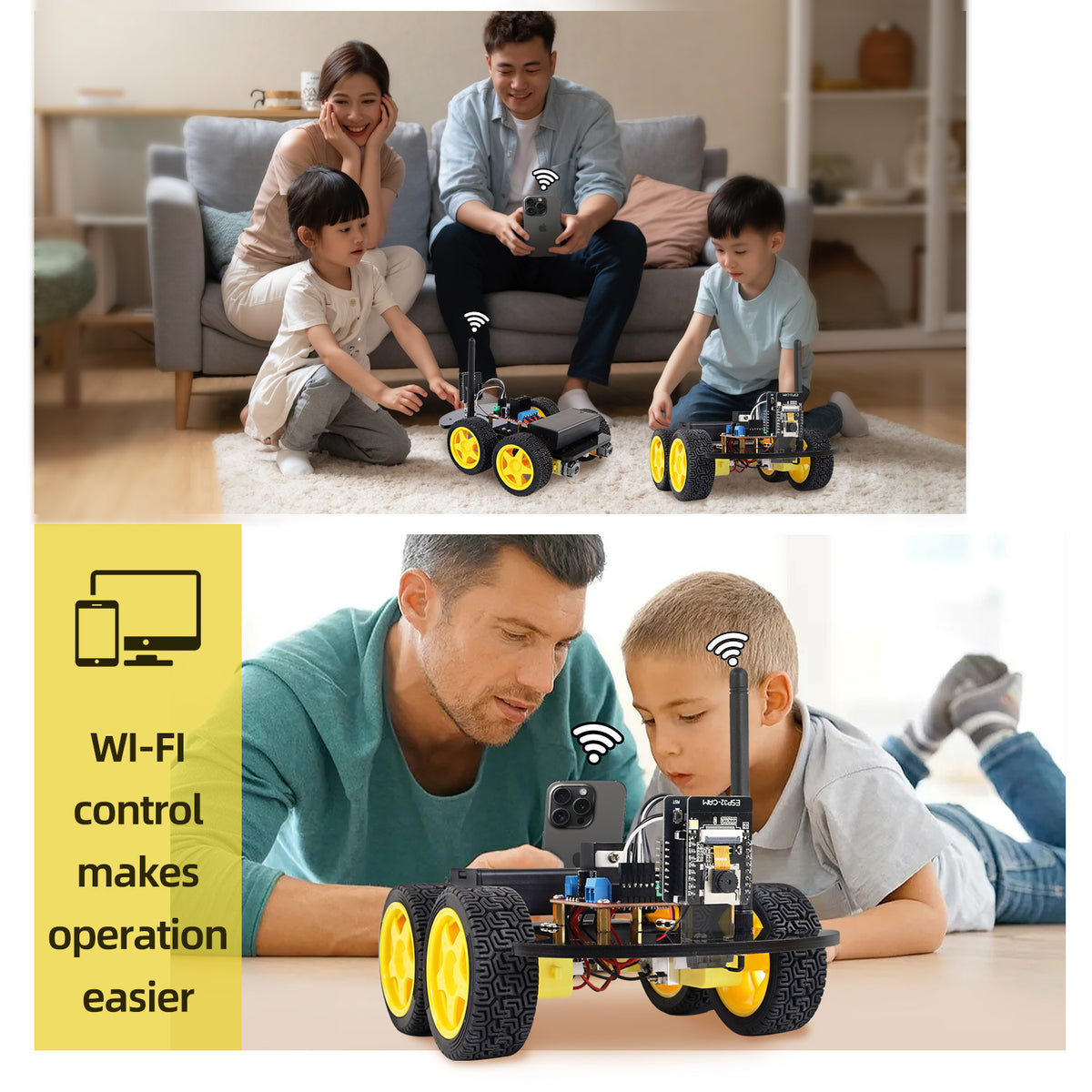 Keyestudio ESP32-CAM 4WD Camera Robot Car — supplier image 7