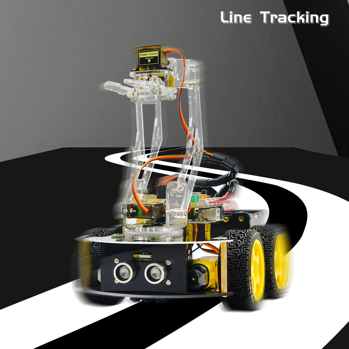 Keyestudio 4WD Mechanical Arm Smart Car — supplier image 2