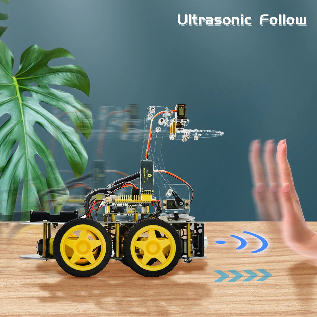 Keyestudio 4WD Mechanical Arm Smart Car — supplier image 3