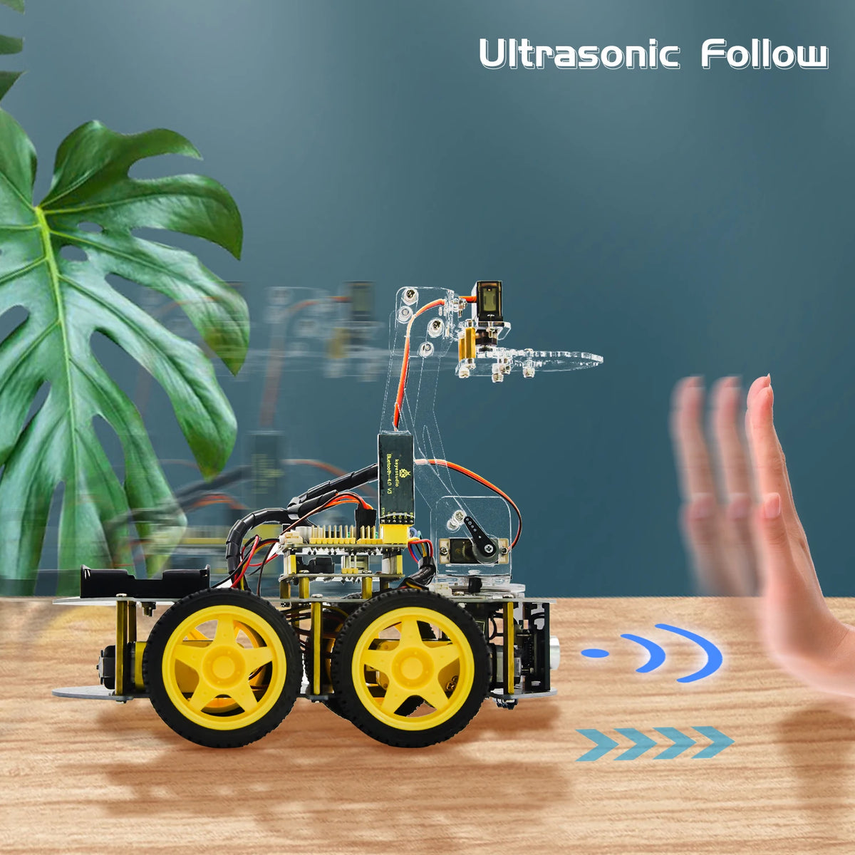 Keyestudio 4WD Mechanical Arm Smart Car — supplier image 3
