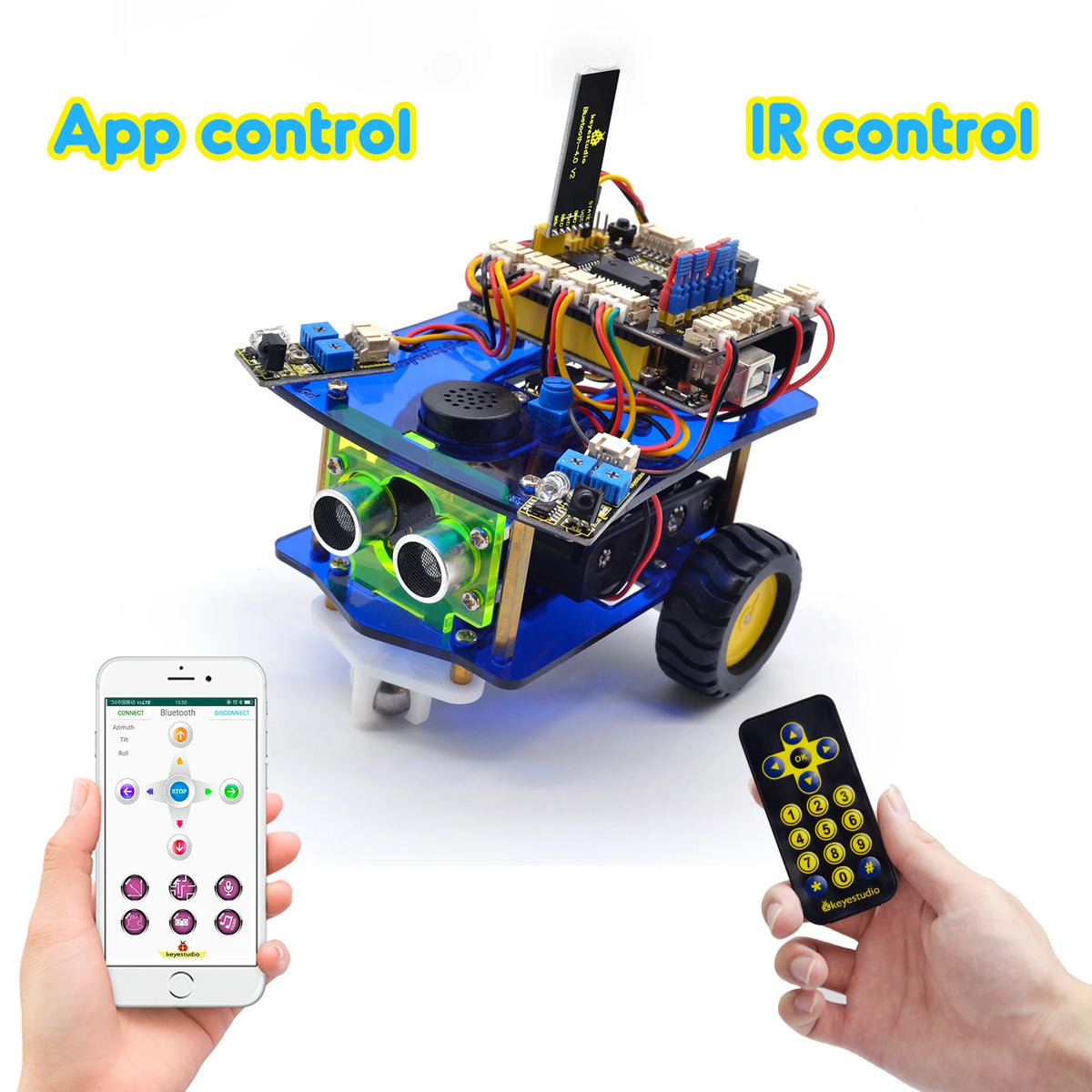 Keyestudio Desktop Mini Bluetooth Robot Car V3.0 — supplier image 4