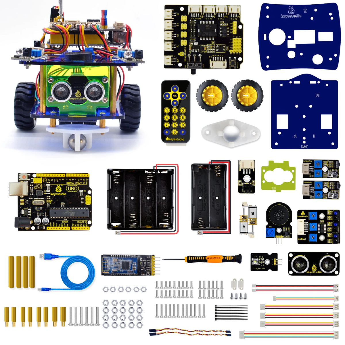 Keyestudio Desktop Mini Bluetooth Robot Car V3.0 — supplier image 1