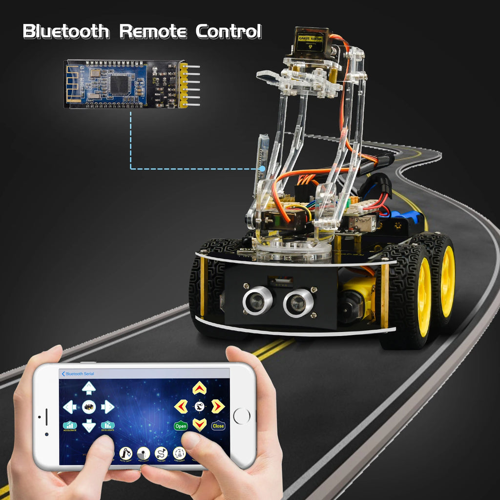 Keyestudio 4WD Mechanical Arm Smart Car — supplier image 5