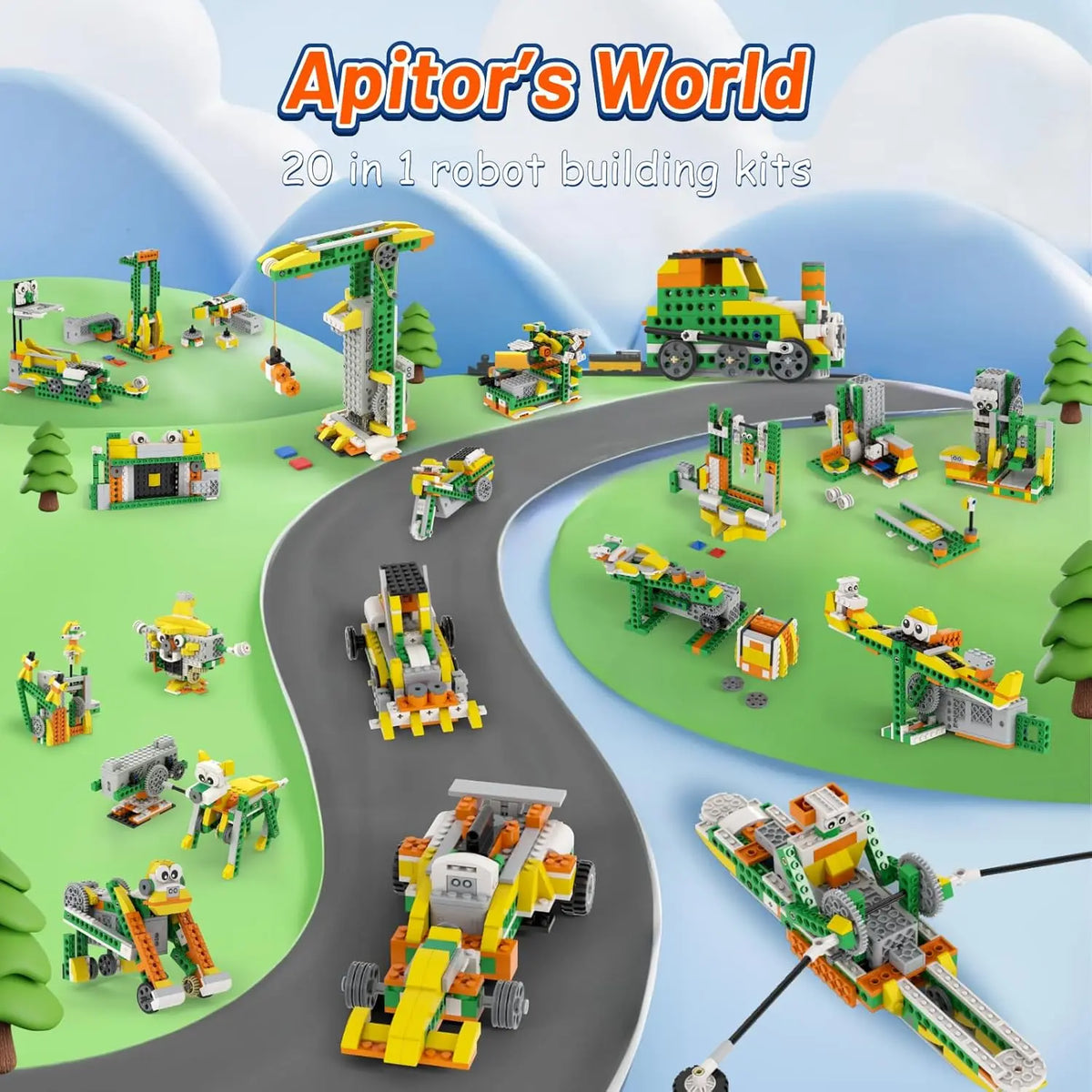 Apitor Q STEM Robot Kit — 20 Builds — supplier image 4