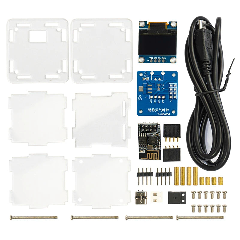 ESP8266 Wi-Fi Weather Clock Soldering Kit — supplier image 4