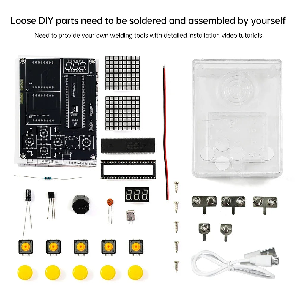 DIY Pixel Game Console Soldering Kit — supplier image 6