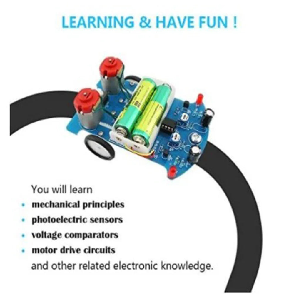 Line-Following Robot Car Soldering Kit — supplier image 2