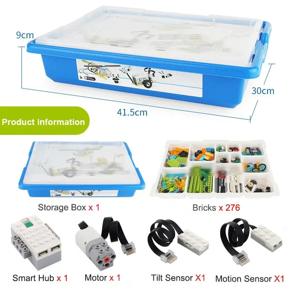 STEM Educational Programming Robot Electronic Bricks Kit Compatible with We.do 2.0 45300