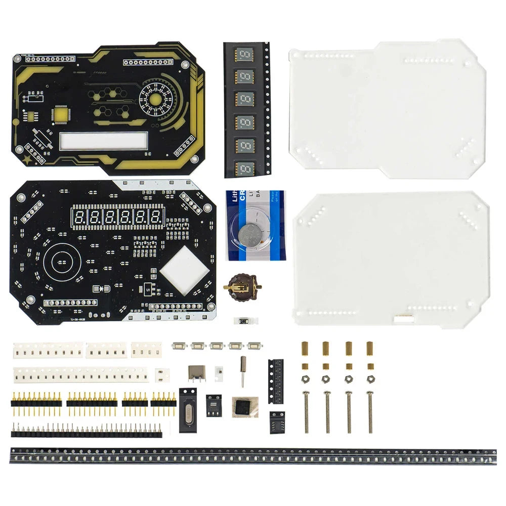 RGB Digital Tube Cyberpunk Clock Kit — supplier image 6