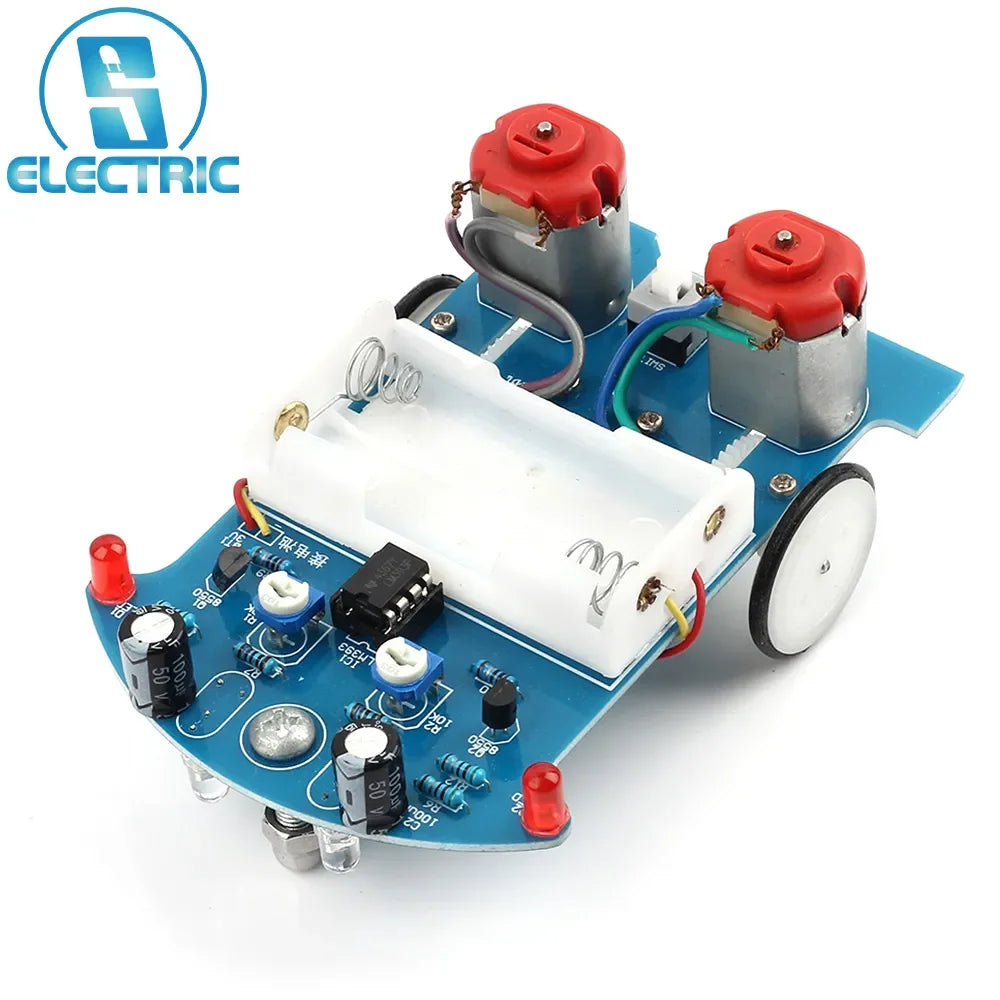 Line-Following Robot Car Soldering Kit