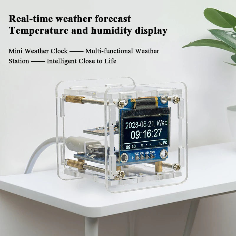 ESP8266 Wi-Fi Weather Clock Soldering Kit — supplier image 3