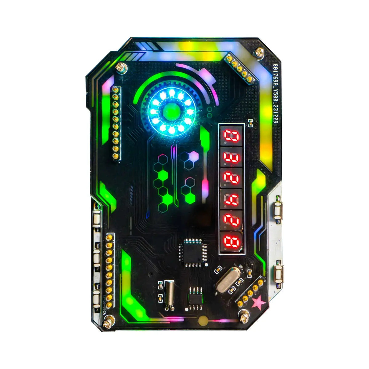 RGB Digital Tube Cyberpunk Clock Kit — supplier image 5