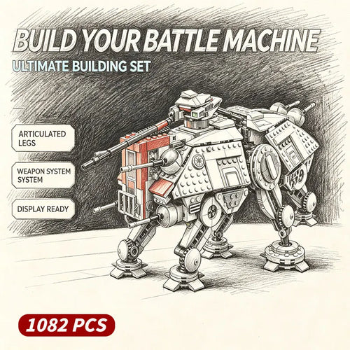 2026 NEW 1000+PCS Mechanical Mecha Robot Building Blocks Set