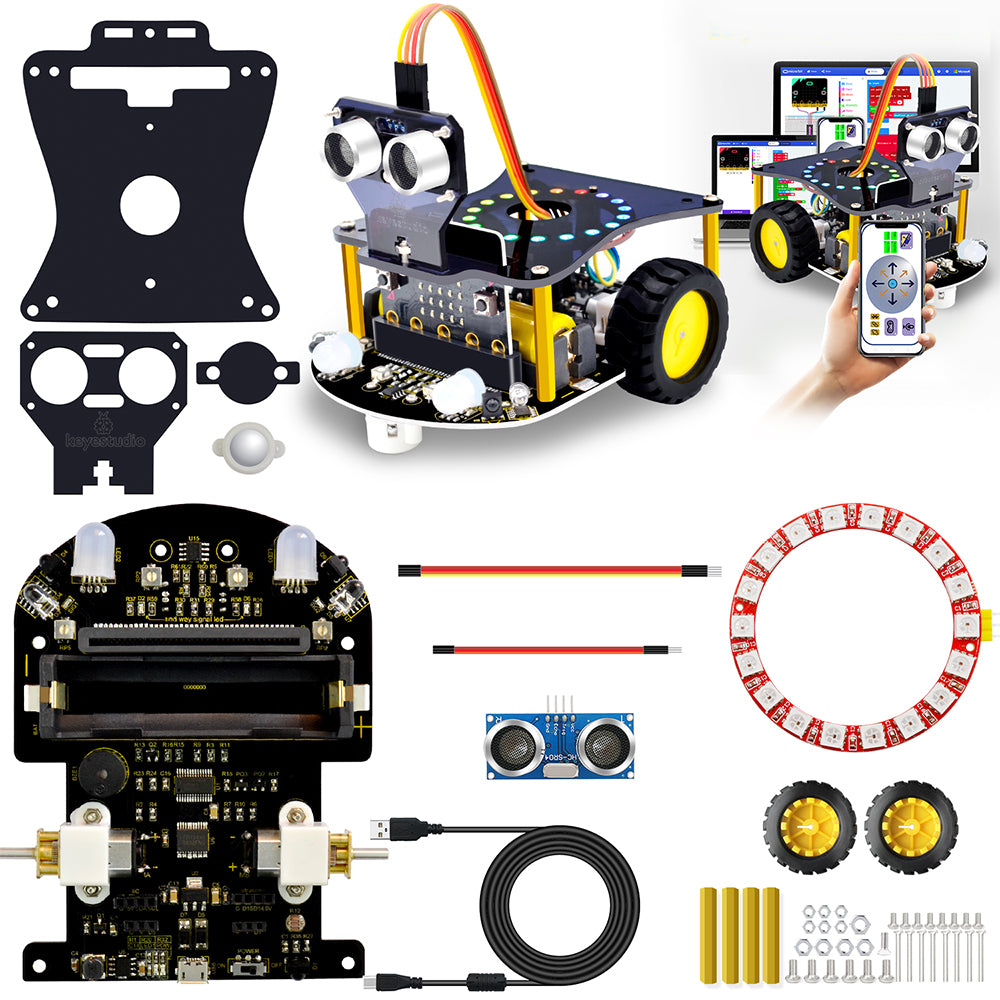 Keyestudio Micro:bit Mini Robot Car V2.0 — supplier image 1