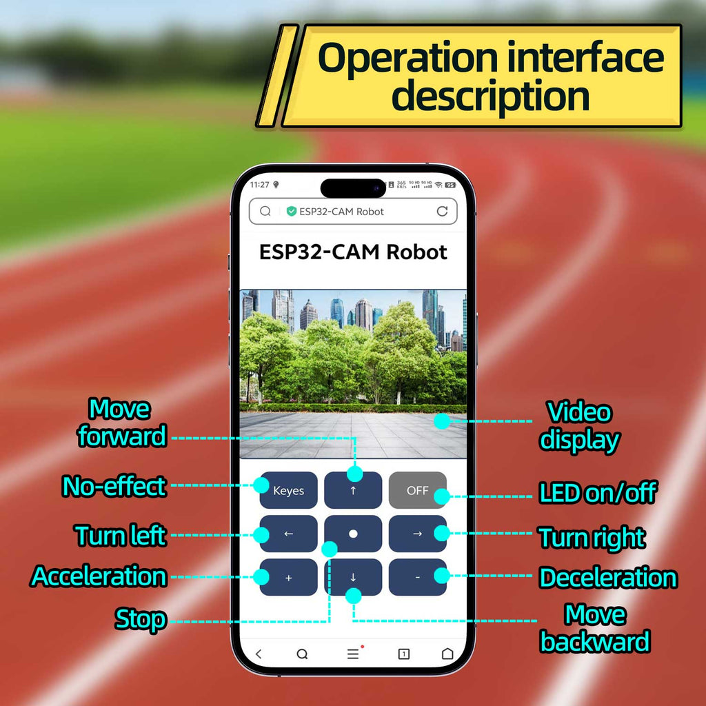 Keyestudio ESP32-CAM 4WD Camera Robot Car — supplier image 6