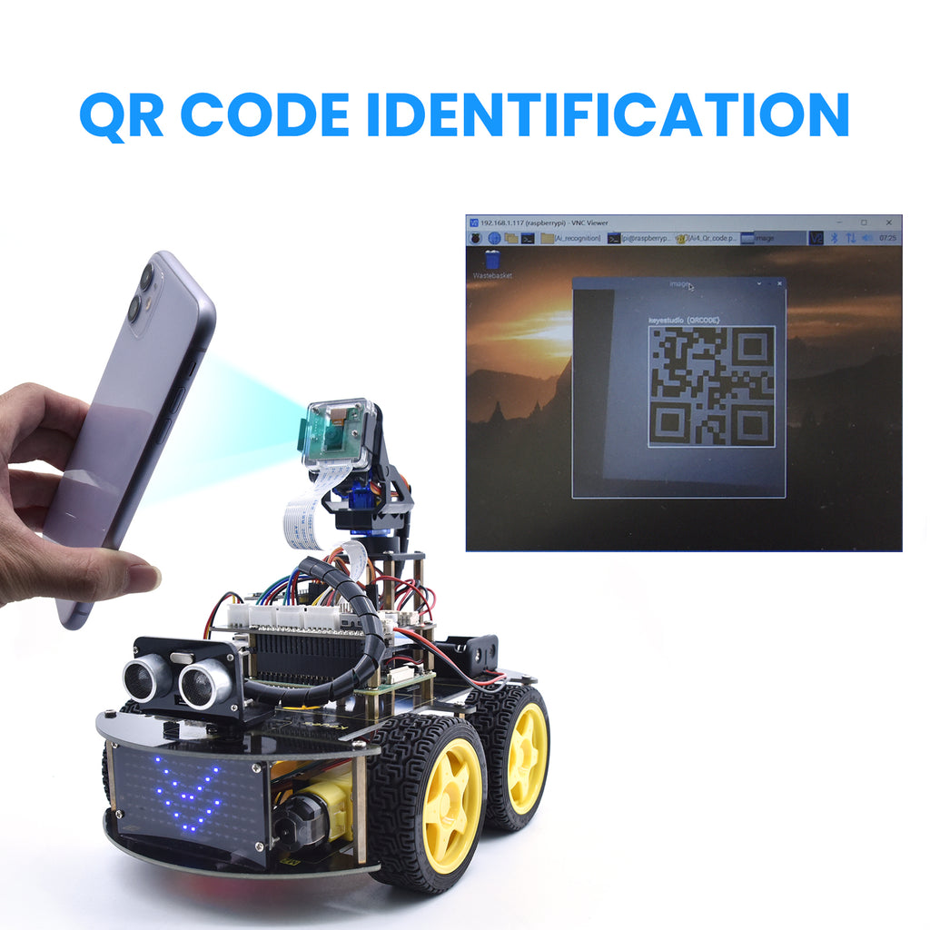 Keyestudio Raspberry Pi Camera Robot Car Kit — supplier image 5