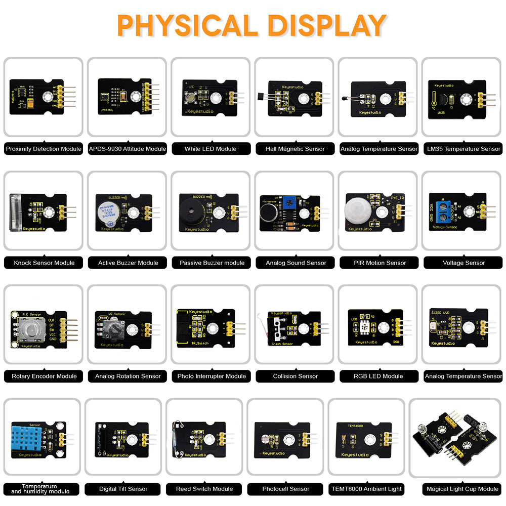 Keyestudio 48-in-1 Arduino Sensor Starter Kit — supplier image 2