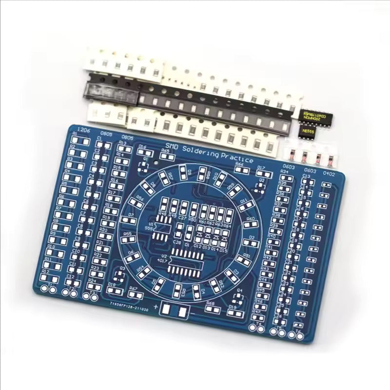 SMT SMD Soldering Practice Board Kit for Beginners
