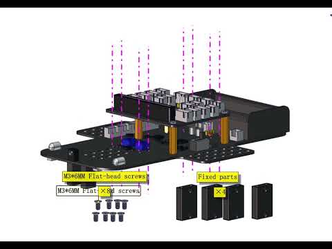 Keyestudio Micro:bit V2 Mecanum Robot Car Kit — supplier demo video 1