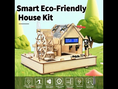 Keyestudio Smart Eco-Friendly House Starter Kit — supplier demo video 1