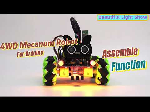 Keyestudio 4WD Mecanum Robot Car Kit — supplier demo video 1
